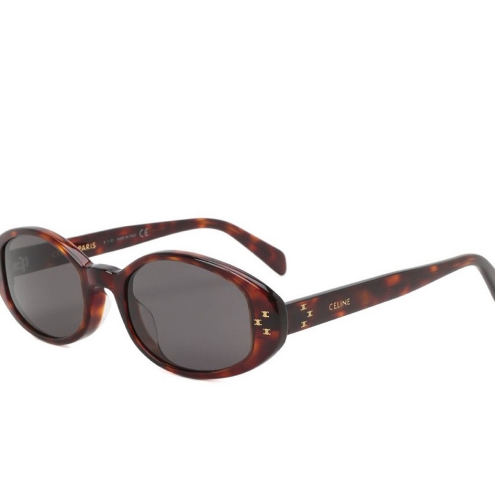 Celine CL40212U Triomphe Tortoise Shell Sunglasses